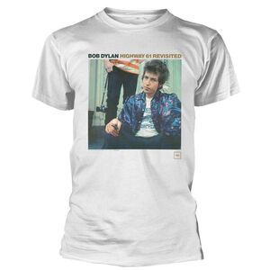 Bob Dylan Unisex Adult Highway 61 Revisited Cotton T-Shirt / White